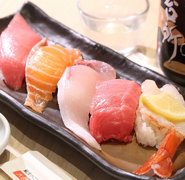 大起水産回転寿司　なんば高島屋店の料理
