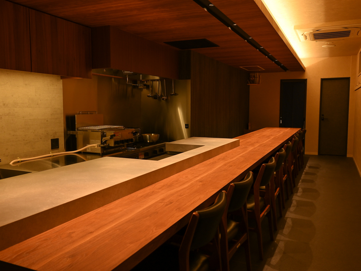 和食杜侑の店内