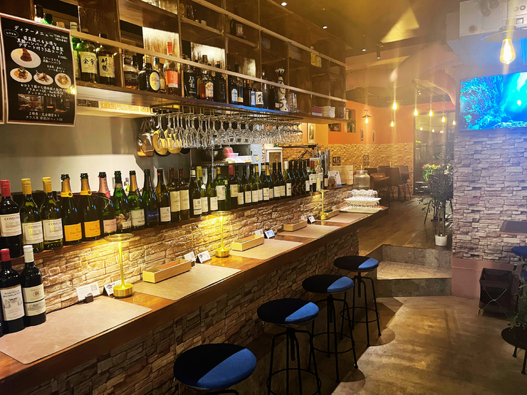 黒豚ハンバーグよっちゃんの店内