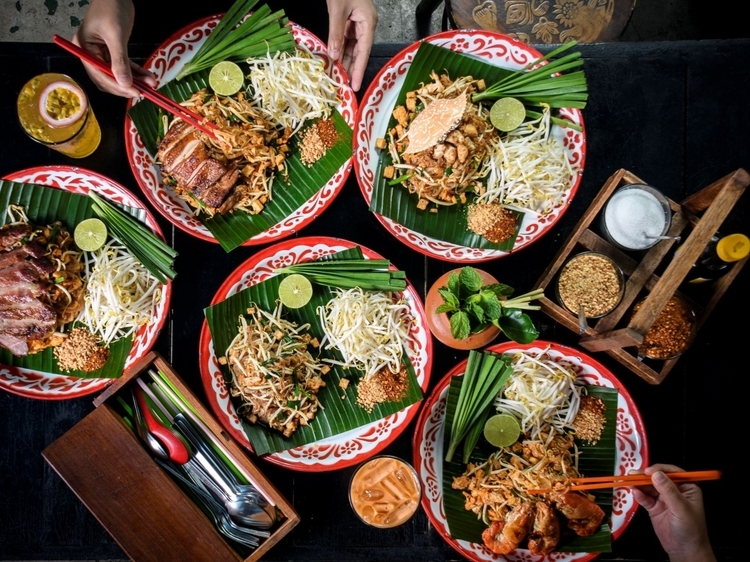 横浜ハンマーヘッドの【BAAN PHADTHAI】のパッタイ