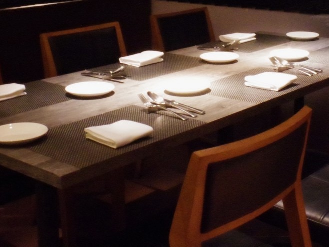 オステリアブッビーノ席