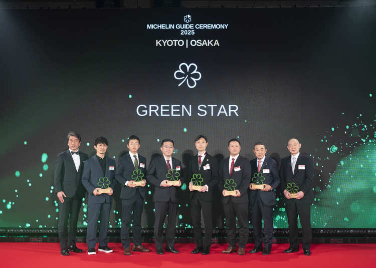 ミシュランガイド京都・大阪2025 グリーンスター獲得店の方々