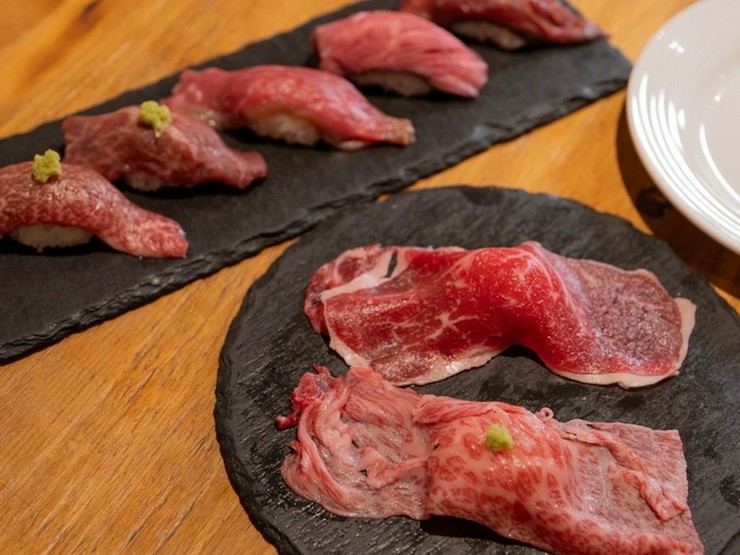 肉バルBobの肉寿司