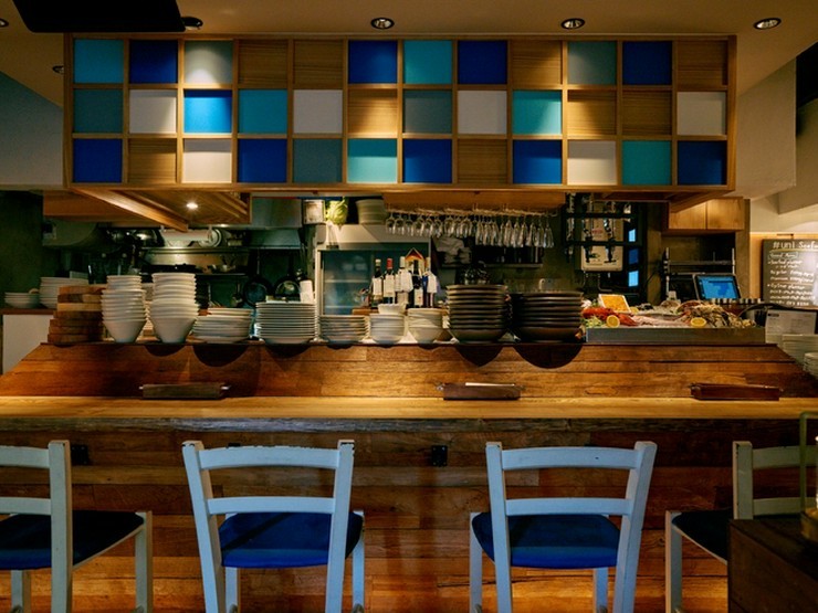 #uni Seafoodの店内