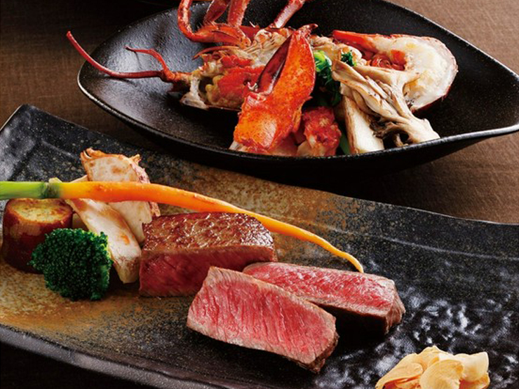 鉄板焼 ときわの料理