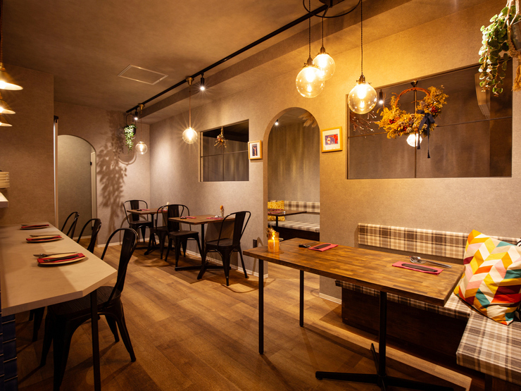 BISTRO　KITCHEN　CHIRIOの店内
