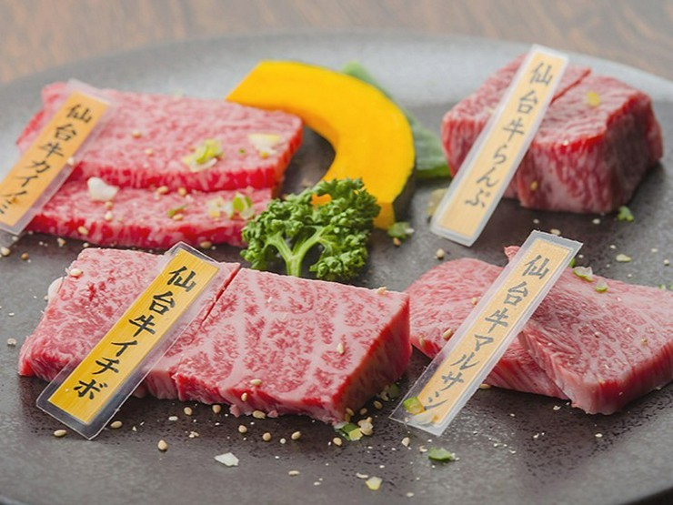 RAZAN焼肉レストランすすきの南4条店の特選和牛盛り合わせ