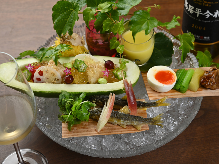 ワインと和食　みくりの料理