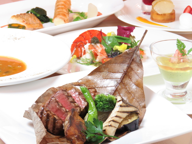 ラ・ローゼブランシュ薔薇舘の料理