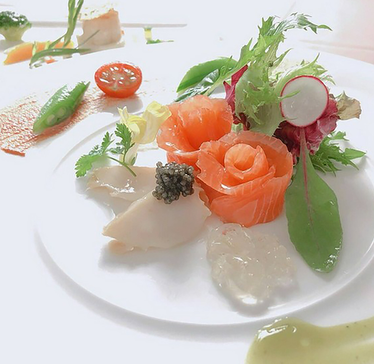 ラ・ローゼブランシュ薔薇舘の料理