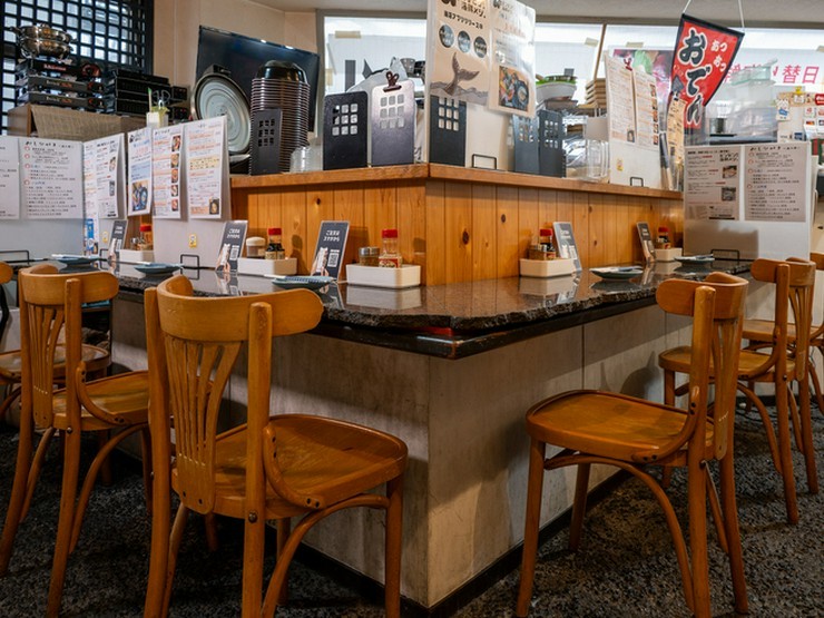 ビンビン！海鮮メシの店内