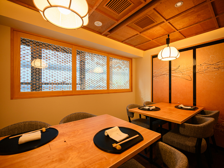 銀座静香庵 NIIGATA GRAND HOTELの店内