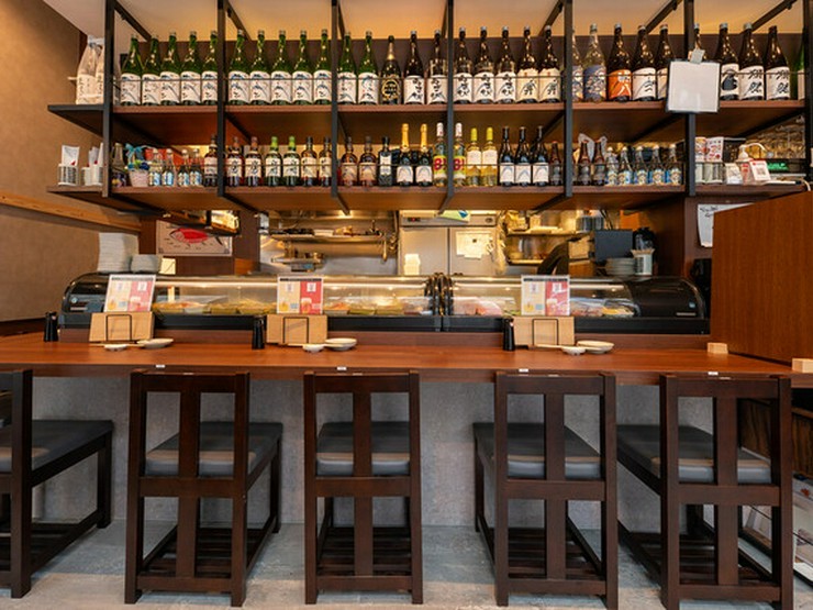 神田錦町 すしわさび 離れの店内