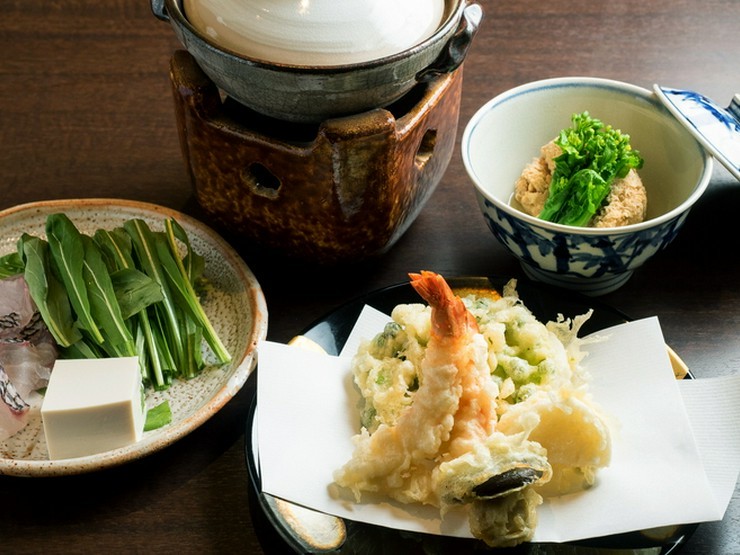 天然魚と京野菜が楽しめるコース『長刀』（春夏限定）