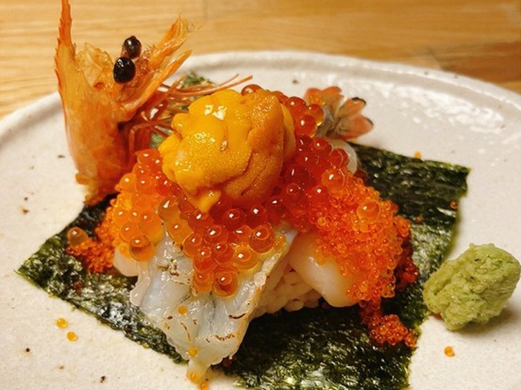 鮨とSAKE 茶屋町Marryの痛風巻