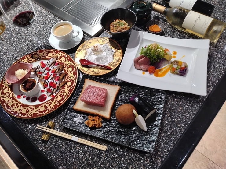 宮崎牛専門店　那覇　みやちくの料理