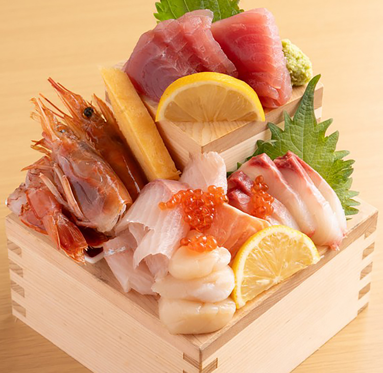 寿司と炉端まぶしいの料理