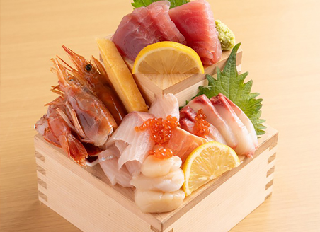 寿司と炉端まぶしいの料理