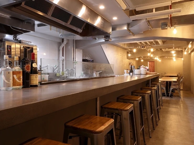 Wagyu Restaurant あか牛Lab.の店内