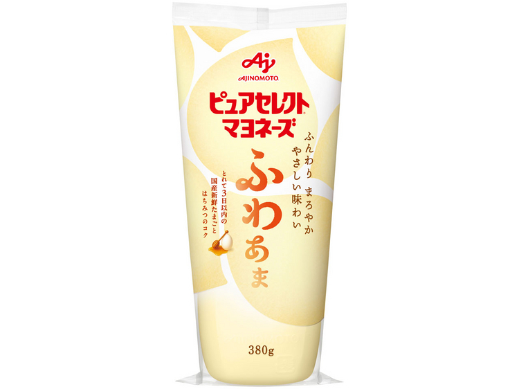 「ピュアセレクト®マヨネーズ ふわあま」380g／オープン価格