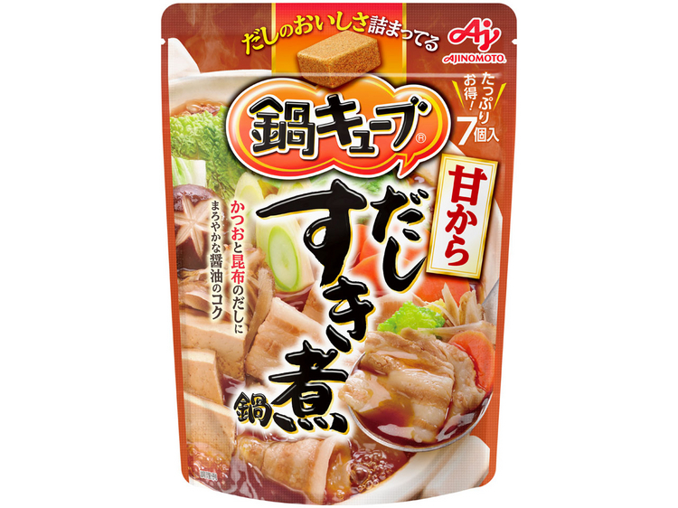 「鍋キューブ®」＜甘からだしすき煮鍋＞ 7個入(56g)／オープン価格 