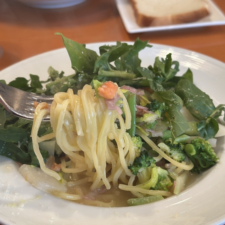 オステリア ブッビーノのパスタ