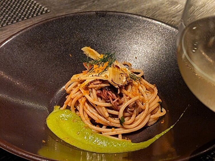 オステリア ブッビーノのパスタ