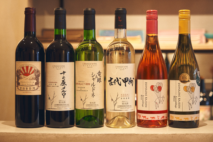 深川醗酵所のバーで飲める日本酒と日本ワイン