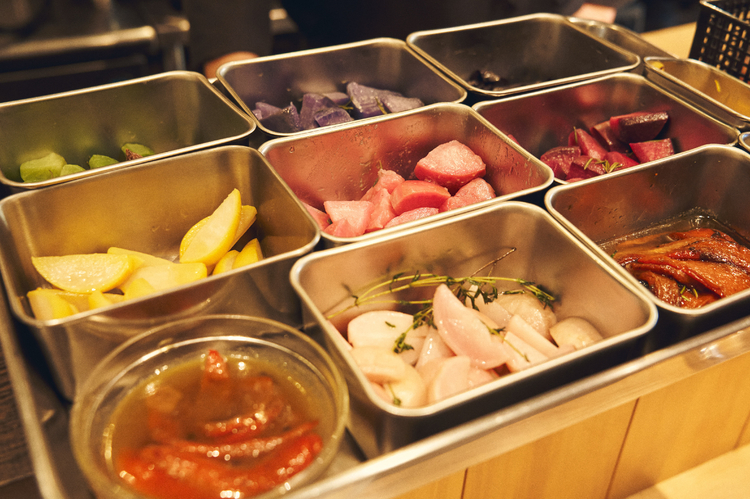 『鎌倉野菜のバリエ』になる野菜はそれぞれに違う調理法を駆使している