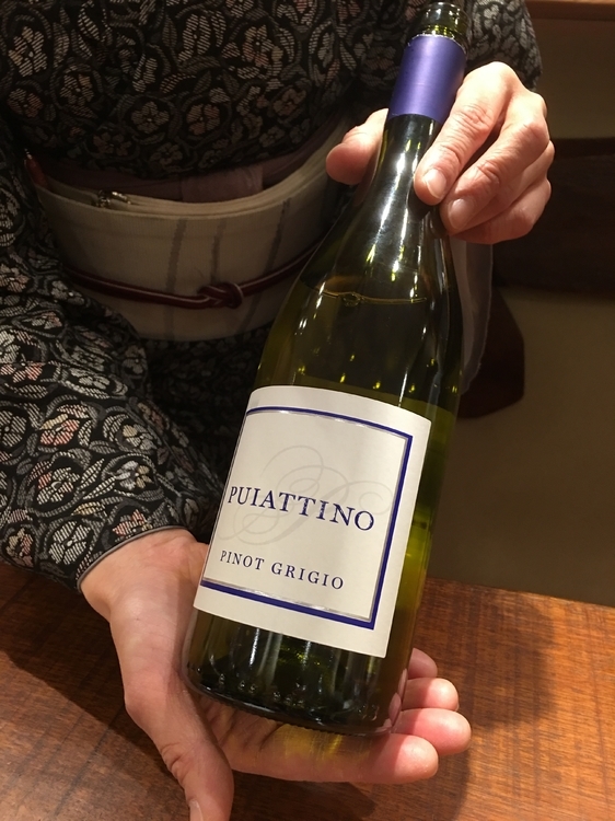辛口白ワイン『PUIATTINO Pinot Grigio（プイアッティーノ ピノ・グジージオ）』
