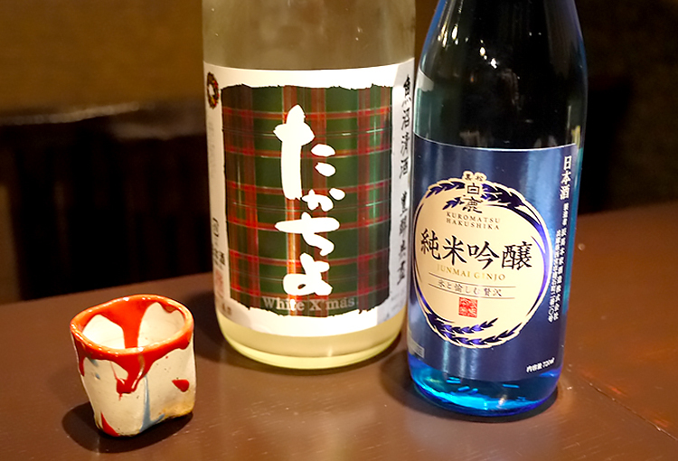日本酒は定番1合660円～（税込）、季節のお酒は1合1,100円（税込）